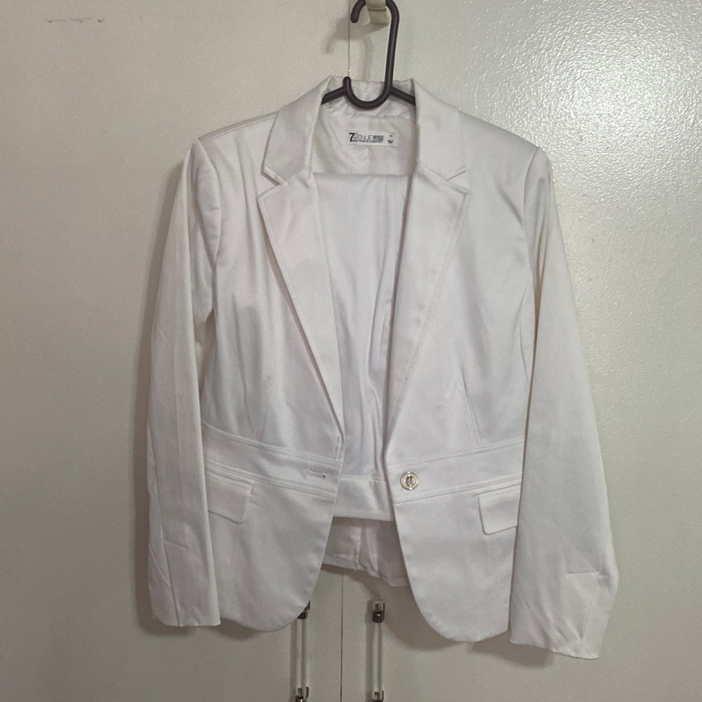 White pants suit
